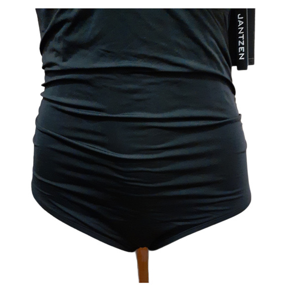 Jantzen One Piece Swimsuit Tummy Control Black 12 - Picture 10 of 11